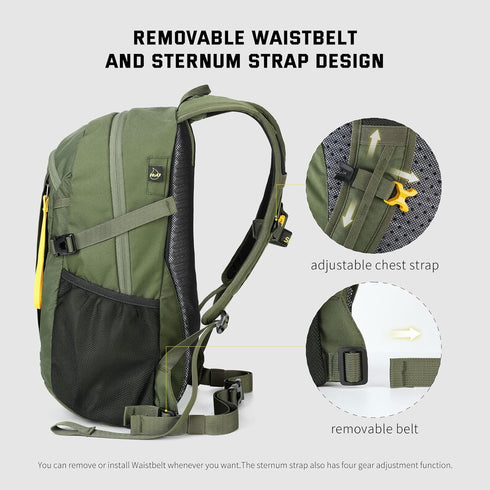 SKYSPER Small Hiking Backpack, 20L Lightweight Travel Daypack for Women and Men