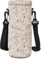 RICHEN Neoprene Water Bottle Carrier Bag with Adjustable Shoulder Strap,Insulated Water Bottle