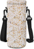 RICHEN Neoprene Water Bottle Carrier Bag with Adjustable Shoulder Strap,Insulated Water Bottle