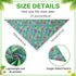 72 Packs Summer Dog Bandanas Bulk Buffalo Plaid Cat Bandana Scarf Triangle Fruit Drool Bibs Washable Adjustable