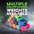 Neoprene Coated Dumbbell Hand Weight Sets of 2 by Yes4All - Multiple Weights, 15 Colors, Anti-roll, Hexagon Shape