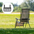4 M METERXITY Chair Armrest Organizer - Polyester Pockets Snack Magazine Arm Rest Storage Bag with Adjustable Straps