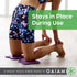 Gaiam Yoga Knee Pads (Set of 2) - Cushions for Knees and Elbows for Fitness, Travel, Meditation, Pilates, Purple