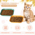Cat Bowls, 6 inch Cat Food Bowl, 4Pcs Whisker Fatigue Free Dishes, Shallow Bowls for Indoor Cats