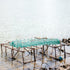 2.5m OSALADI Multi-Segment Shrimp and Crab Trap Net Cage Fishing Bait Catch Net for Outdoor Crayfish Lobster Fishing