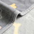 Allisandro Luxurious Dog Blanket - 350 GSM Super Fuzzy Microplush Fleece for Small Medium Large Dogs, Grey Bone