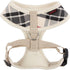 Puppia Junior Over-The-Head Dog Harness, Checkered Pattern, No Choke, Adjustable Chest Belt for Small & Medium Dogs,