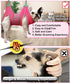 Dog Grooming Hammock - 2024 New Barbie Pink Hanging Harness for Nail Clipping/Trimming, Thick Fabric Neck Support
