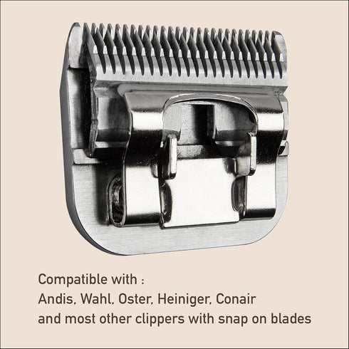 Detachable Blade - Size 4F Blades 3/8", Extra Durable Japanese Steel, Compatible with Most Andis, Oster, Wahl A5