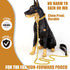 Gold Dog Chain Leash; 3FT 18K Gold Stainless Steel 10mm Cuban Link with Comfortable Leather Handle for Dogs (G)