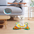 Kandishiex 23.62 23.62 inch Snuffle Mat for Dogs Cats Rabbits, Plush Fabric Flower Shape Slow Eating Mat with Anti-Slip