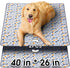 Hompet Washable Pee Pads for Dogs, 40"x26", 2-Pack Thick Heavy Absorbency Reusable