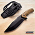 Tactical Hunting Knife, Survival Knife 9" Full Tang Fixed Blade, Camping Gear, Survival Kit, Tactical Gear 80213