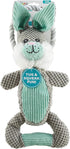 Outward Hound Scrunch Bunch Bunny - Interactive Plush Squeaky Dog Tug Toy