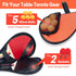VISEMAN Table Tennis Racket Cover, Portable Waterproof Paddle Case for 2 Paddles and 5 Balls