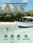 KEMIMOTO Boat Anchor, Kayak Anchor, Jet Ski Anchor for Shallow Water Safety Kit