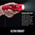 GORILLA GRIP Powerful LED Tactical Flashlight, 750 FT High Lumens, Water Resistant, Ultra Bright Mini Flash Light