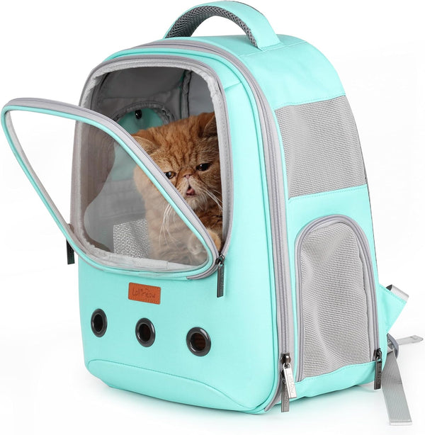 Lollimeow Airline-Approved Pet Carrier Backpack - Bubble Carrier for Cats & Puppies, Designed for Travel & Outdoor Use,