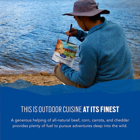 Backpacker's Backpacking 27 1 Count Pantry Shepherd's Potato Stew with Beef - Freeze Dried & Camping Food - Emergency