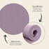 Retrospec Solana 1 Inch Yoga Mat for Home and Studio Use