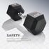 Sunny Health & Fitness Core Fit Hex Dumbbell, 5 to 50 LBS for Strength Training and Workouts