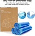 GKJ 48pcs 12-Month 7-Layer Cat Litter Refill Bags, for Up to Supply, Replaced Cat Waste Bags for Litter Trash Can, EVOH