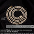 Cuban Link Dog Collar in Gold Silver Color, Metal Dog Chain Collar for Dogs Cats Jewelry 8/10/14/16/18/20/24/28 Inch