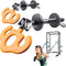 HOOJAKU Power Rack Attachments, Hooks for Squat Rack, Resistance Band Heavy Duty, Versatile