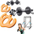 HOOJAKU Power Rack Attachments, Hooks for Squat Rack, Resistance Band Heavy Duty, Versatile