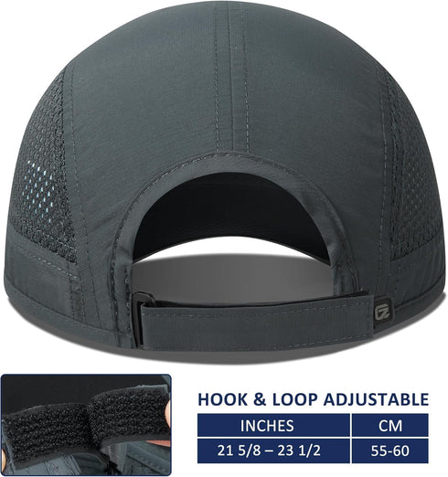 GADIEMKENSD Men's Folding Outdoor Hat, Long Brim with UPF 50+ Sun Protection