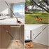 Outdoor Bungee Tug Toy - Dog Toy Hanging from Wall, Interactive Chew Rope Toy for Large Breed Puppies & Small Dogs