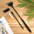 Algae Scraper for Glass Aquariums - 24.4 Inch Extendable Handle 2 in 1 Razor Scraper with 10 Blades for Fish Tank