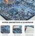 4 Pack 36"x24", Qeils Washable Pee Pads for Dogs, Reusable Super Absorbent Leakproof Potty Pads Non-Slip for Crate