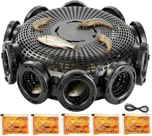 Generic Crab Trap | Outdoor Fishing Mesh Catching Cage,Saltwater Fishing Trap - for