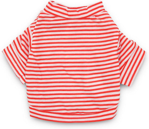 DroolingDog 3 Pack Striped Dog Shirts for Small Dogs, Boys & Girls Clothes, Pack of 3