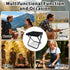 MealFlow Pro Backpack Portable Foldable Stool, Pocket Chair Camping Fishing Stool, Mini Outdoor Camping Stool Sling