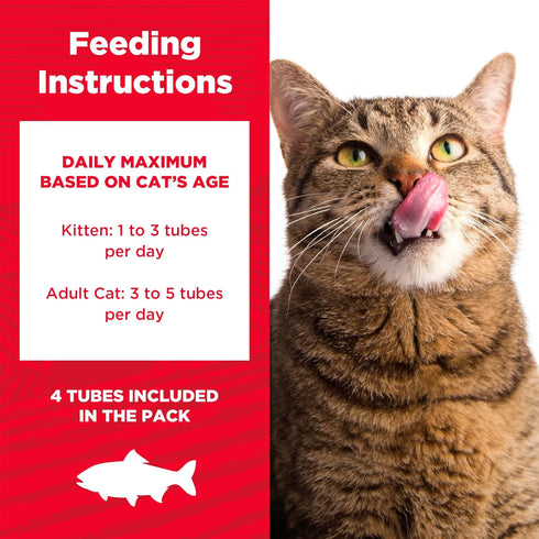Country 2 Oz, 4 Count Kitchen Salmon Puree Lickable Cat Treats, Made with Real Salmon