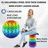 2026 H18.1 D10.24 600Ib,Collapsible ALEVMOOM Collapsible Stool with Thick Cushion, More Sturdy Capacity Adjustable