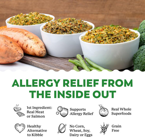 Dr. Harvey's Specialty Diet Allergy Salmon Recipe, Human Grade Dog Food for Dogs with Sensitivities and Allergies Trial Size (5.5 Oz)
