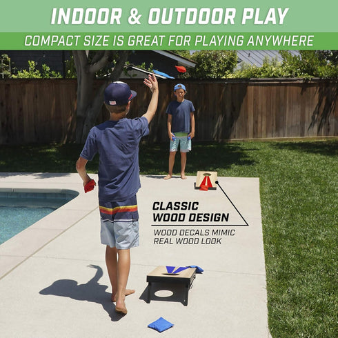 2 1 Set 6 2 GoSports ft x ft Portable Size Cornhole - Ready To Play with Bean Bags and Conrhole Boards - Great