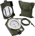 Hiking Compass for Survival, Waterproof Durable Pocket-Sized Tactical Compass with Lanyard & Pouch for Navigation
