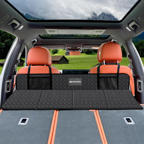 Car Rear Seat Mattress Extension Plate, Foldable Car Back Seats Extender for