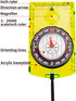 Gejoy 4 Backpacking Pieces Hiking Compass Orienteering Compass Map Navigation Gear Wilderness Survival Gifts for Kids