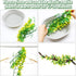 WILLBOND Artificial Reptile Plants, 6 Pcs Plastic Hanging Terrarium Leaves with Suction Cups
