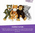 Multipet Swingin Safari Giraffe Dog Plush Toy - Squeaky, Extra Soft, Stuffed Animal for Cuddling & Playing