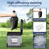 Collapsible Portable Toilet for Camping, Travel, Outdoor, Car, RV & Emergency Use, Lightweight Potty with Paper Holder