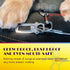 No Chew/Chew Proof Dog Car Seatbelt Safety Restraint, Dog Tie Out with Double Clip & Latch Attachment - 16 Inches