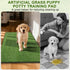 aHeemo Hemmed (19.8"x39.6") Artificial Grass for Dogs Potty, Reusable Pet Training Mat for Home and Travel, Washable