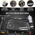 West Biking Bike Rear Seat Bag, Double Water Resistant Zipper Bicycle Trunk Pannier, 8.6L Capacity