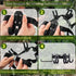 Treestand Strap Gear Hangers, 3 Metal Gear Hooks and 1 Bow Hanger for Tree Stand Hunting Gears